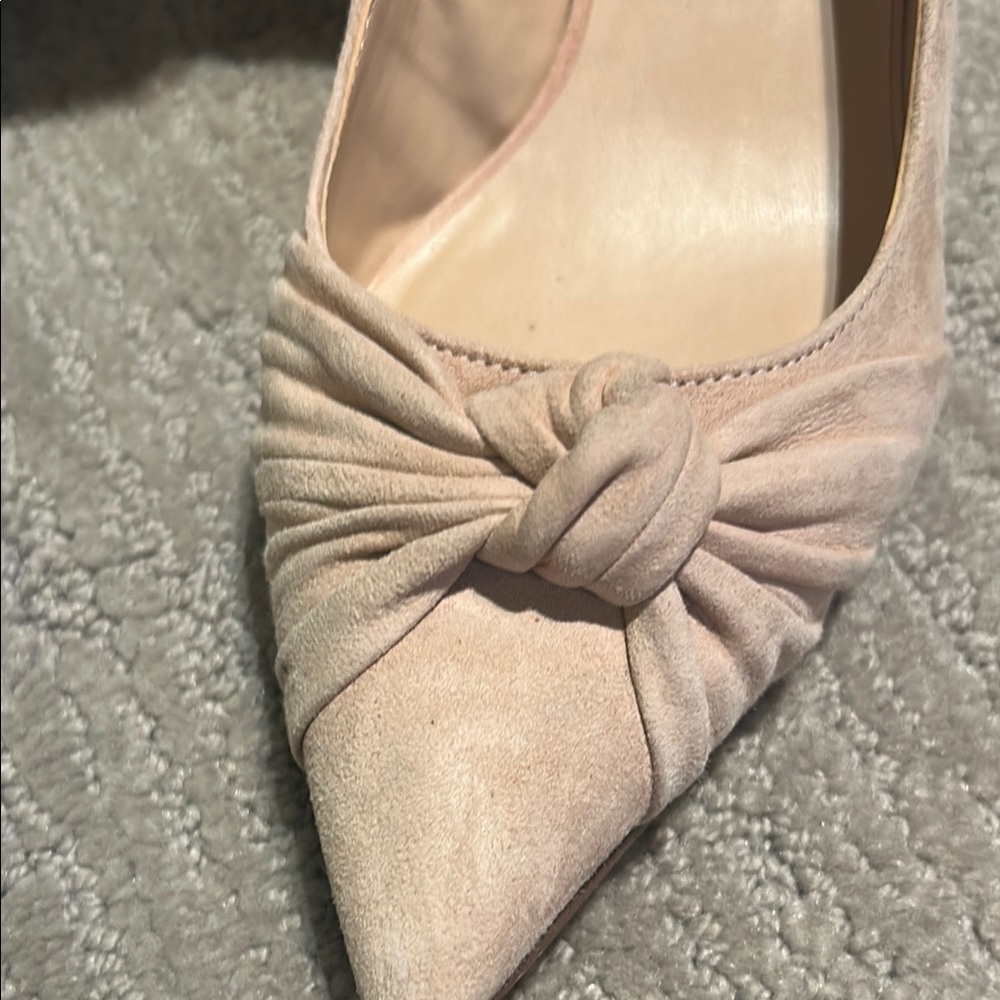 Franco Sarto Pink Heels with Knotted Detail - Picture 2 of 4